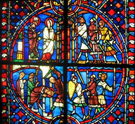 Vitrail de l'église de Soissons