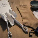 Chausse bas de contention rigide : enfile-bas pour chaussettes de compression