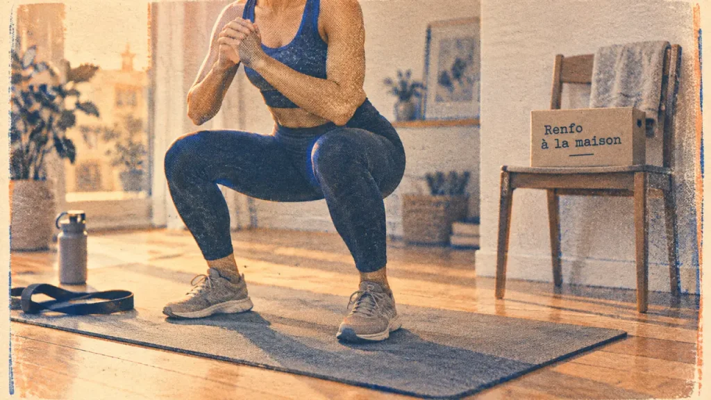 Renforcement musculaire à la maison : 8 mouvements, 3 tours et des variantes débutant