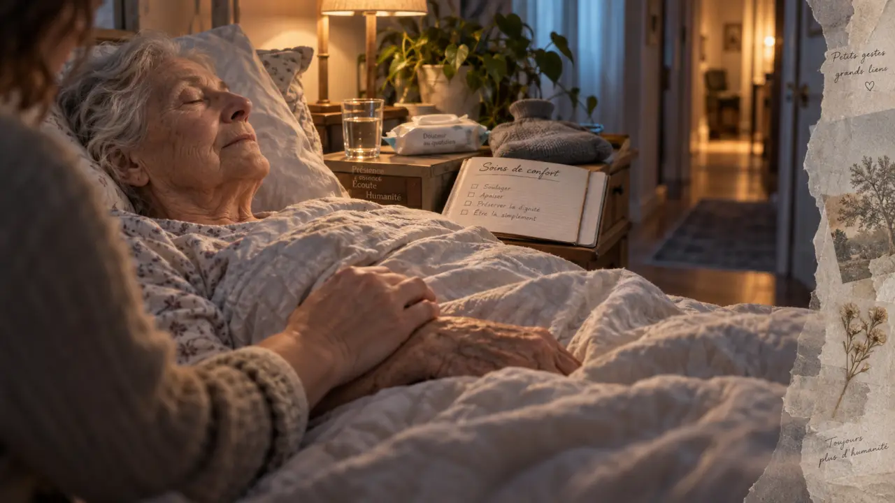 Aide et soins de confort : signes de fin de vie pour un Alzheimer en stade sévère