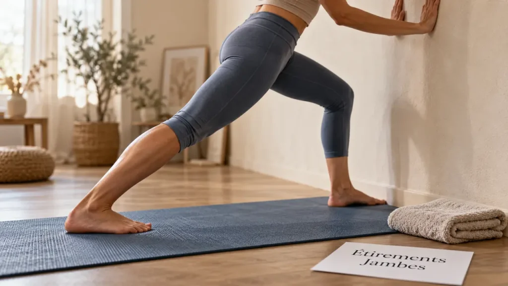Étirements des jambes : 5 positions pour relâcher les tensions sans forcer