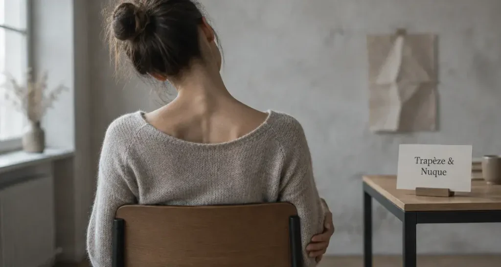 Étirez vos trapèzes sans brusquer les cervicales : la méthode pas à pas